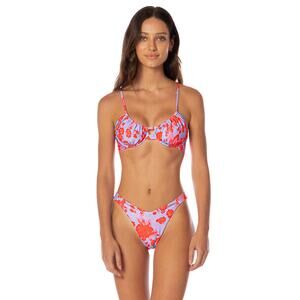 Maaji Lavender Dream Jady Unmolded Underwire Bikini Top NWT SIZE S M